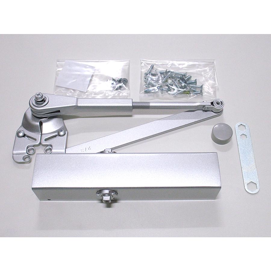 リョービ万能取替用ドアクローザー ドアチェック S203P シルバー色