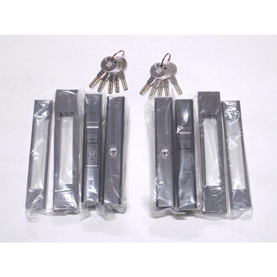 WEST社製 ディンプルキータイプ 万能引違戸錠 333BT 2個同一仕様