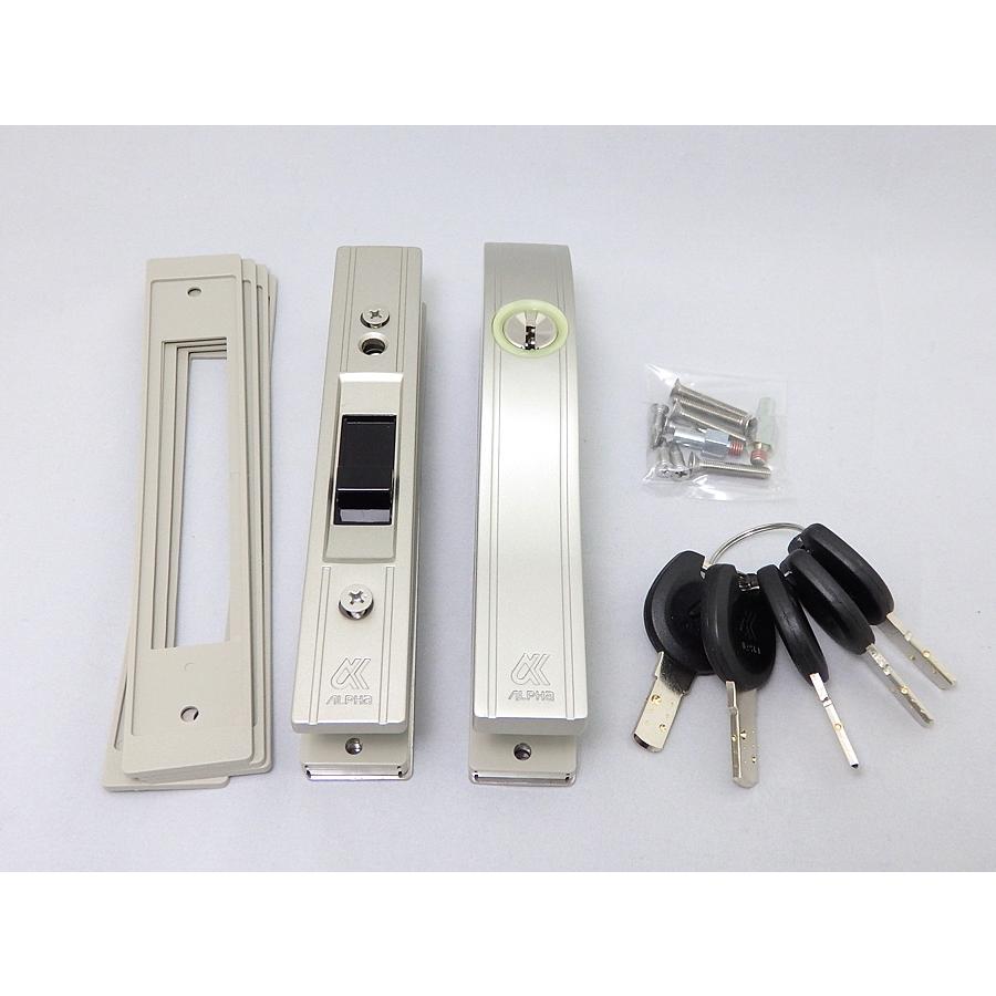 ALPHA（アルファ）社製 ディンプルキータイプ万能引違戸錠 押し回し
