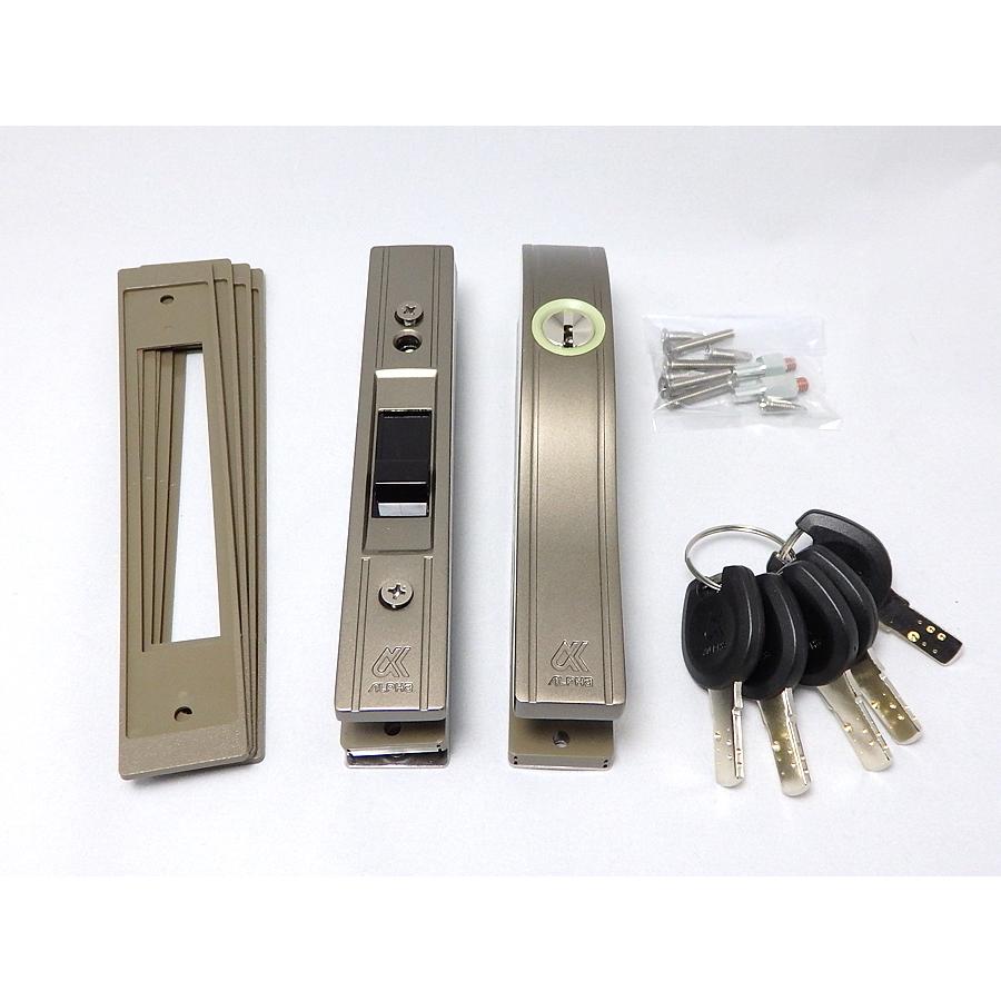 ALPHA（アルファ）社製 ディンプルキータイプ万能引違戸錠 押し回し