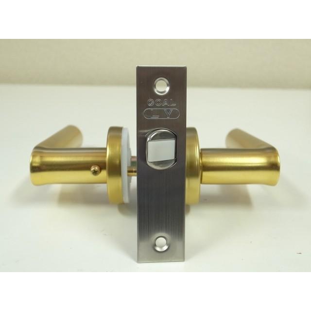 ゴール社レバーハンドル GOAL-LY-ZU-23A R4U（丸座） ゴールド色