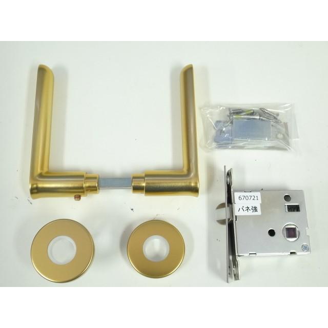 ゴール社レバーハンドル GOAL-LY-ZU-23A R4U（丸座） ゴールド色