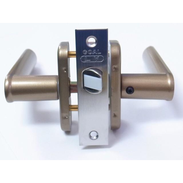 ゴール社レバーハンドル GOAL-LY-ZU-80A コーティングアンバー色