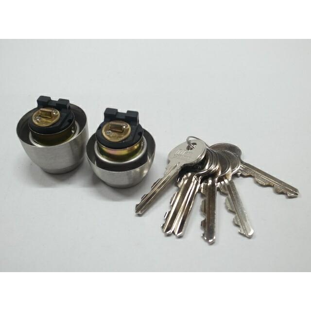 川口技研（GIKEN ギケン）S37S取替用シリンダー2個同一セット(GIKEN