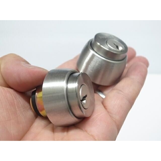 川口技研（GIKEN ギケン）S37S取替用シリンダー2個同一セット(GIKEN