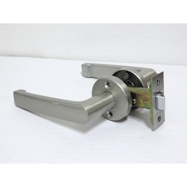 タイコー社2730番(SN サテンニッケル色)パワーIIレバーハンドル空錠 丸