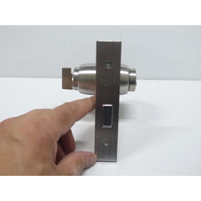 ユーシンショウワ 表示 サムターン本締錠 397-68-50 シルバー色 バック