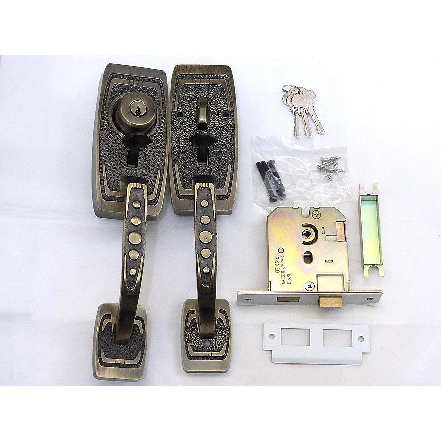 ALPHA（アルファ）社装飾玄関錠 バッファロー No.3680 両側