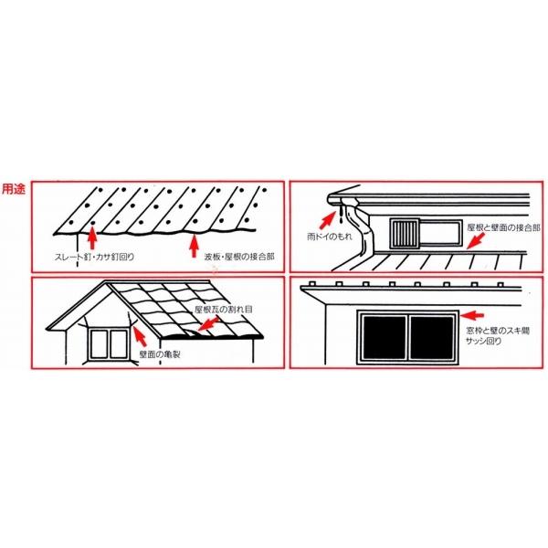 ボンドコーキング グレー 500g雨もれ防止用充てん材 : リプレ ヤフー店