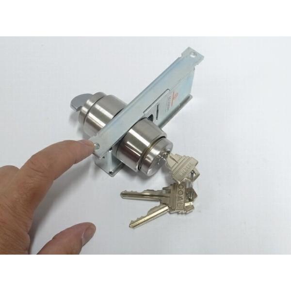 GOAL　ゴール　ガラス戸錠　ドアロック　P2510-5 ゴール ガラス戸錠 P-2510-5バックセット25ミリ 厚扉用GOAL ゴール
