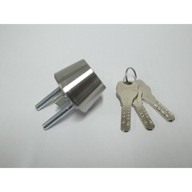 GP TX,TTX取替用シリンダー ステン色テール刻印34 筒長33ミリ