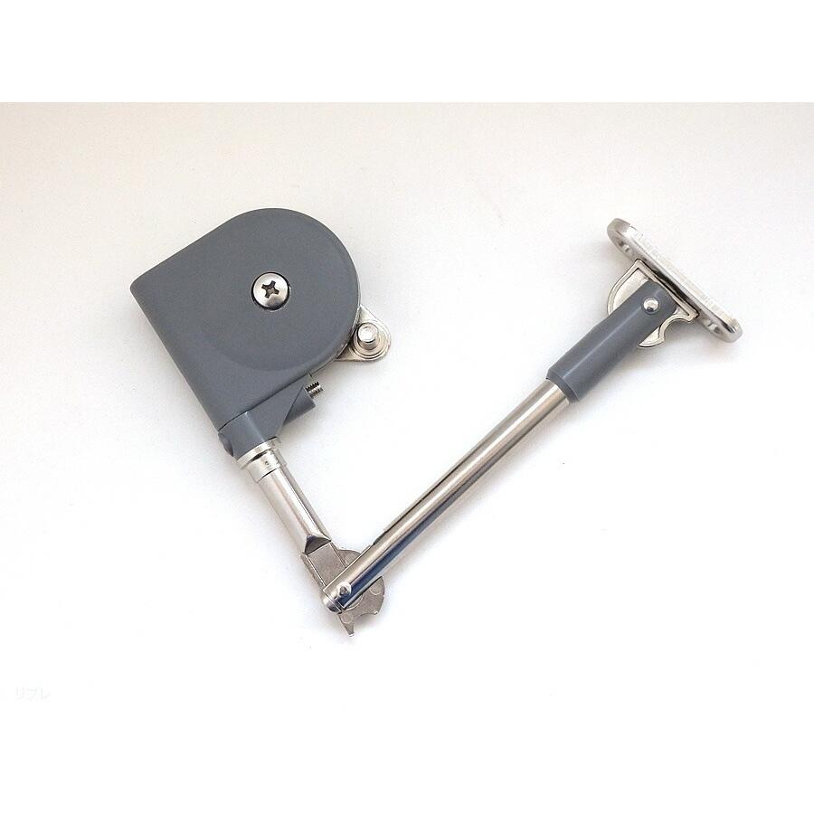 LAMP ソフトダウンステーSDS-C301NG（グレー）上開き扉用 キャッチ付