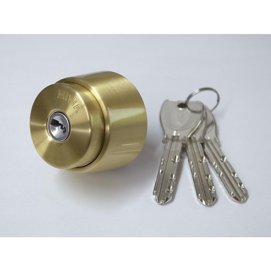 みー様 PR DV取替用シリンダーBS色(金色)（MCY-237 MCY237) MIWA ミワ 美和