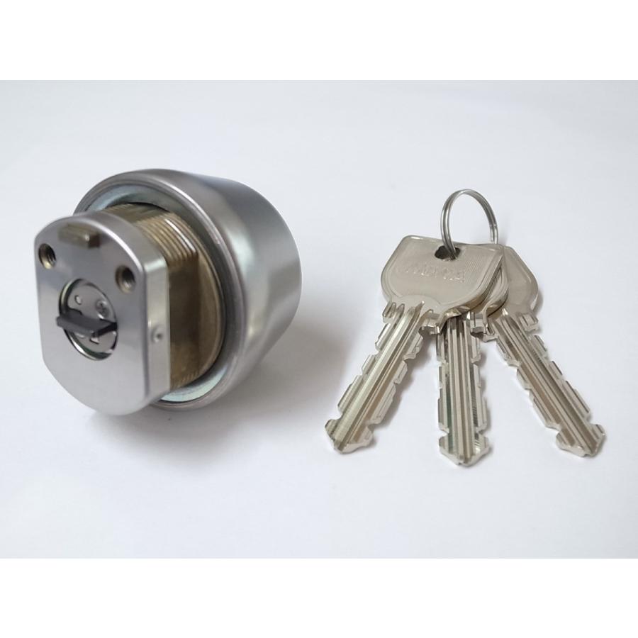 UR LZ2取替用シリンダー HG色（シルバー色）(MCY-258 MCY258) 裏の
