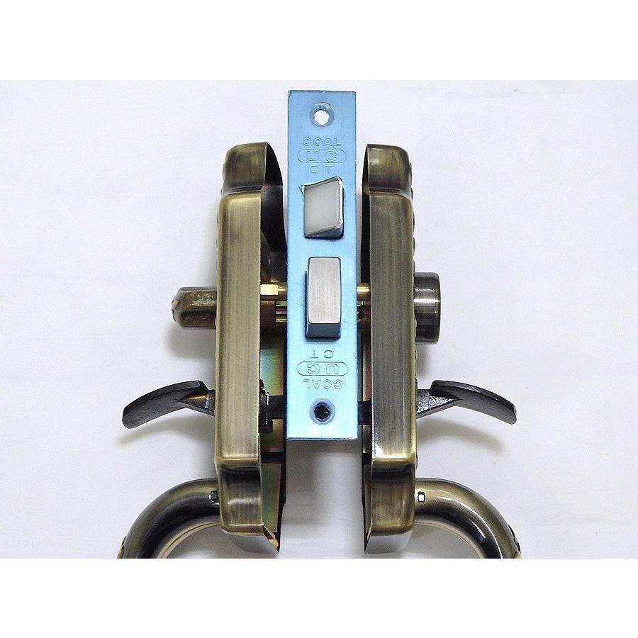 ゴール サムラッチハンドル錠 S-CT-5 CHA #71 60x40 アンティック