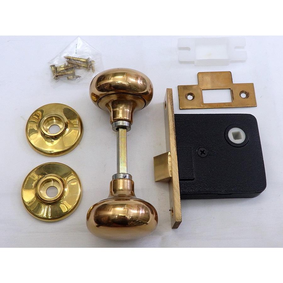 旧ショウワ社(昭和ロック) 真鍮鋳物製空錠(カギなし) No.220 バック