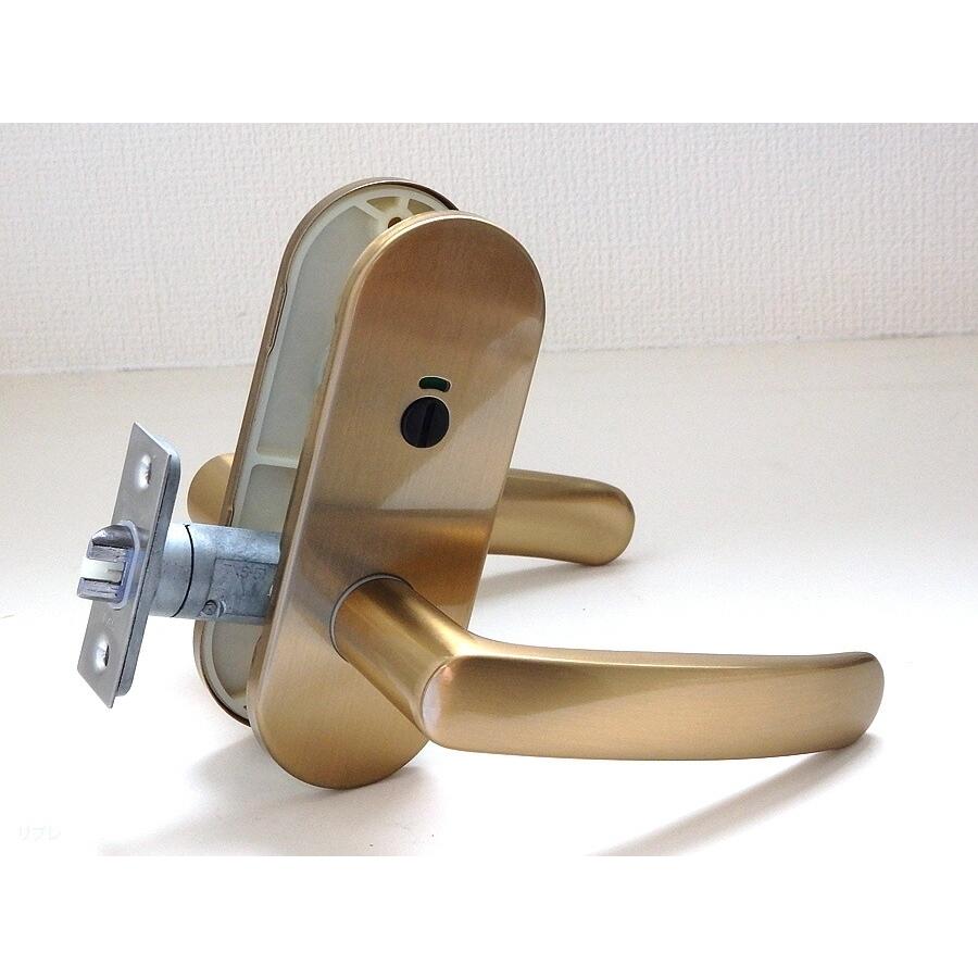 長沢製作所 室内用レバーハンドルチューブラ錠小判座 表示錠TXS-1H42