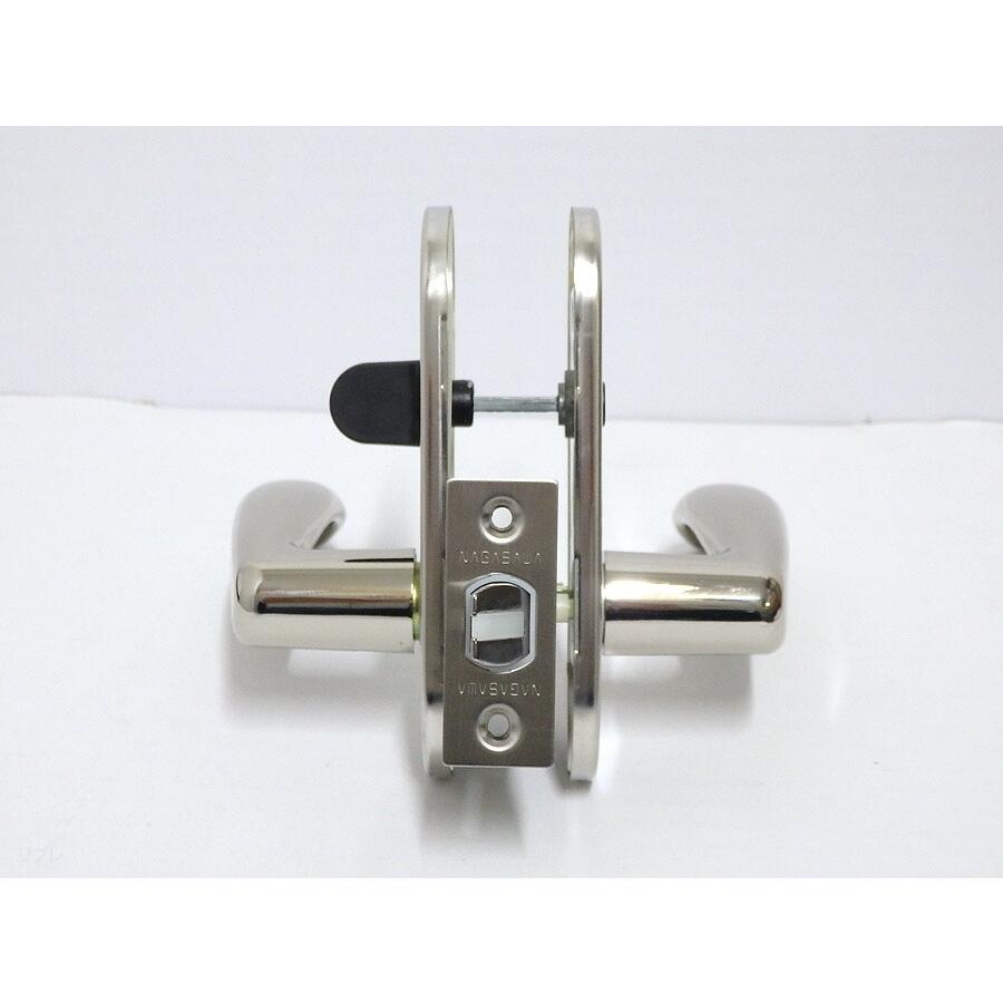 長沢製作所 室内用レバーハンドルチューブラ錠ロカイユ 小判座 表示錠
