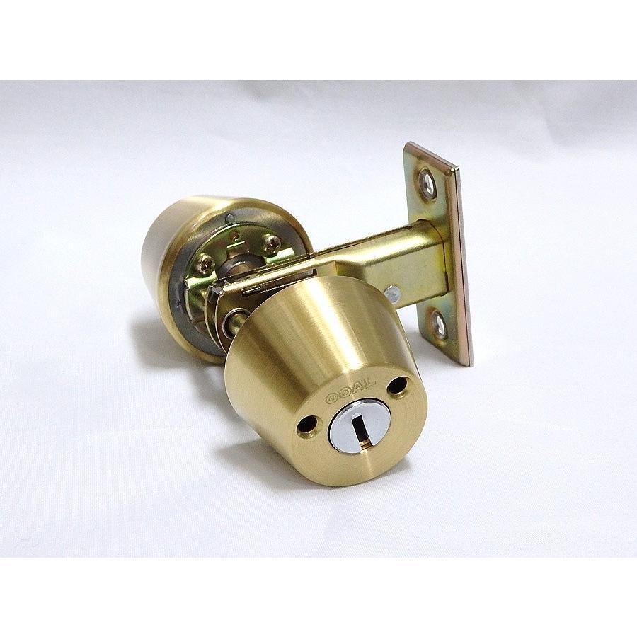 V-18 AD-6本締錠 両面シリンダー 金消色(#21) GOAL ゴール☆V18 AD6