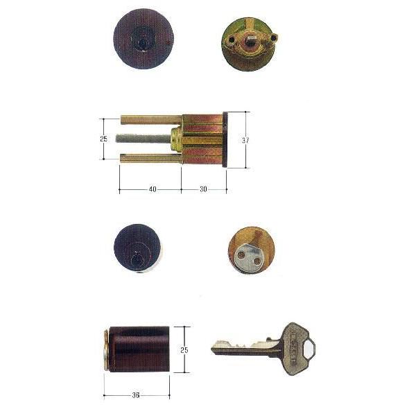 WEST取替用シリンダー WEST-0750 (wcy-75 wcy75) WEST ウェスト☆WCY