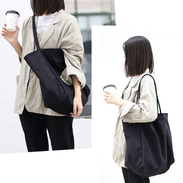トートバッグ 帆布 レディース 大きめ a4 軽い 大容量 無地 肩掛け キャンバス 布 通勤 通学 おしゃれ |  | 02