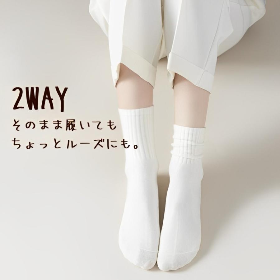靴下 レディース クルーソックス おしゃれ ソックス かわいい くつした 白 黒 無地 薄手 春 夏 秋 冬 ショート レディース靴下 6足 セット まとめ買い |  | 01