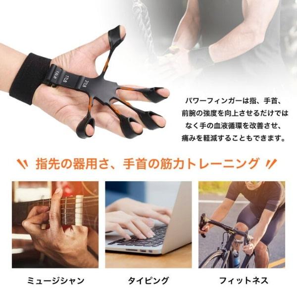 指 トレーニング フィンガーパワー トレーナー 2個セット ハンド