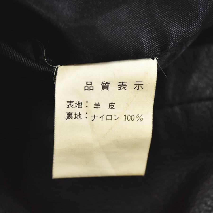 VINTAGE 90s ヴィンテージ Ciivin 羊革 ラム レザー カーコート 革