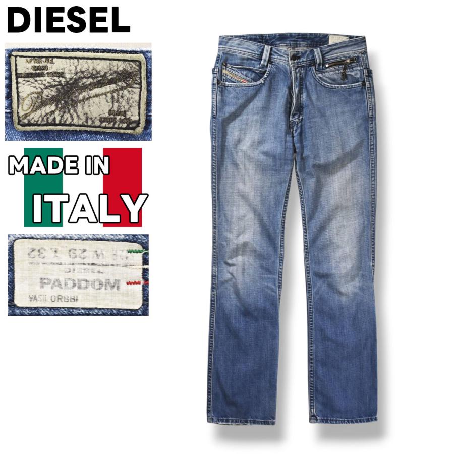 DIESEL（ディーゼル） イタリア製 パッドム PADDOM ダメージ 