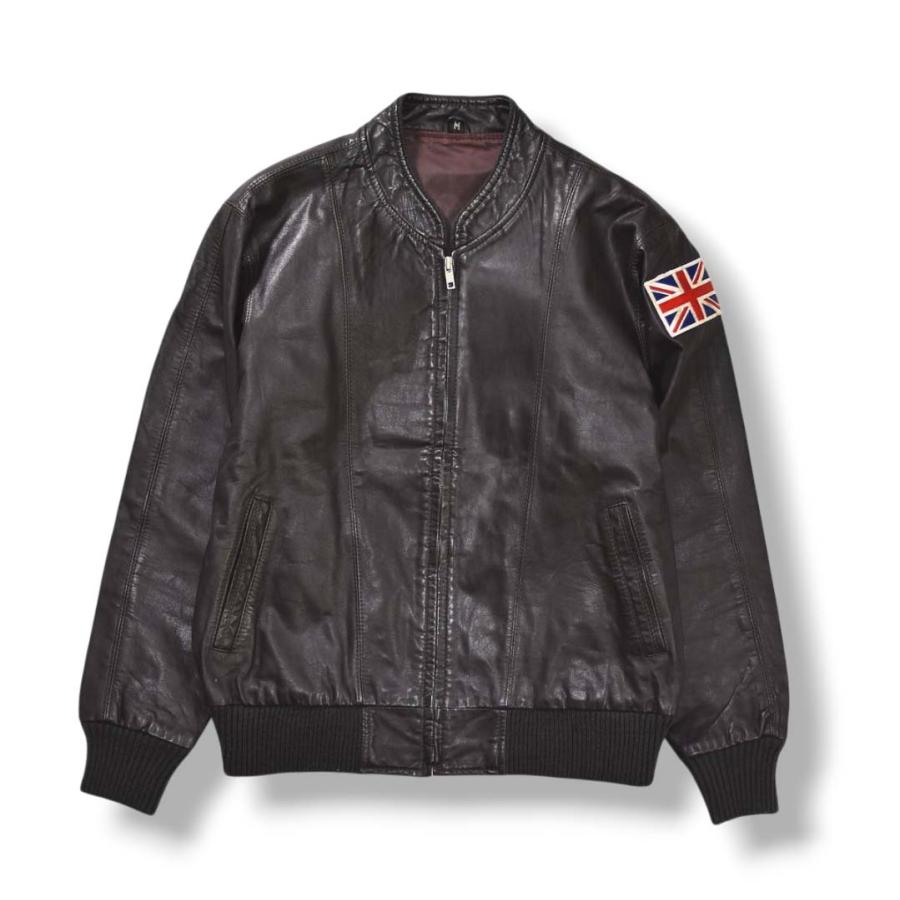 VINTAGE 90s ヴィンテージ unknown 牛革 カウハイド シングル