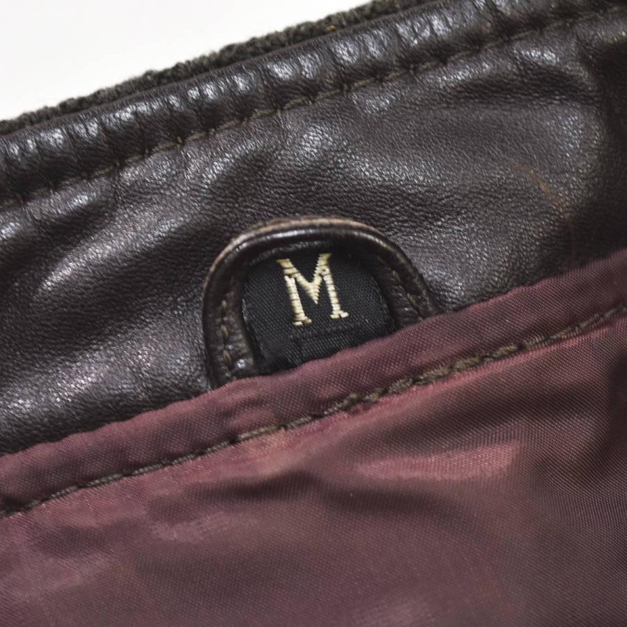 VINTAGE 90s ヴィンテージ unknown 牛革 カウハイド シングル