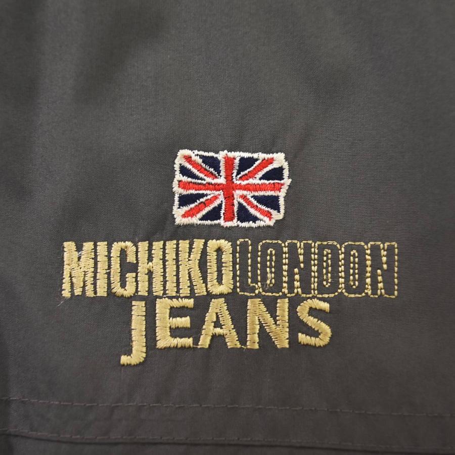 90s MICHIKO LONDON ロングジャケット グレー/オレンジ MICHIKO LONDON（ミチコロンドン） 90s MICHIKO LONDON KOSHINO ミチコ