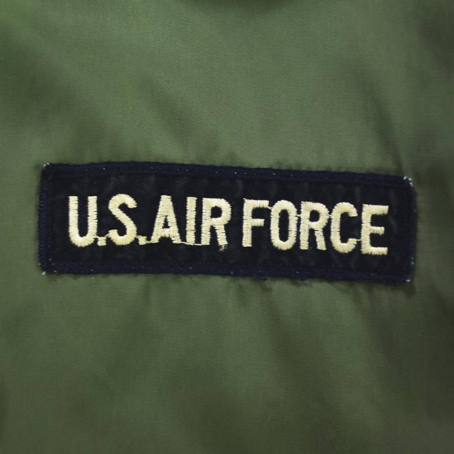 古着 USAF U.S.AIRFORCE 米空軍 MIL-J-8279E MA-1 ワッペン付き