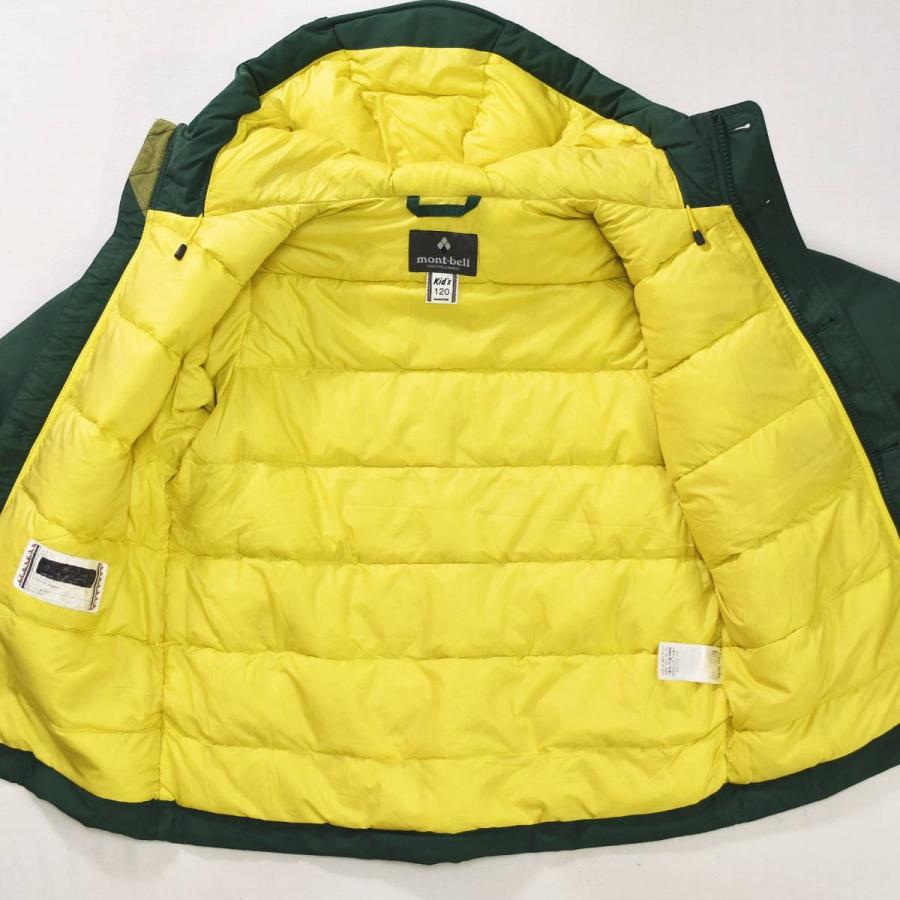 モンベル montbell ダウン ハスキーコート 裏地 キルティング