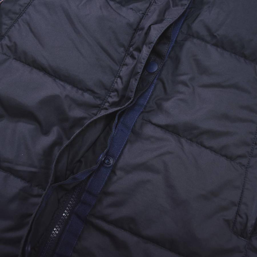 モンベル montbell キルティング ダウン ジャケット 刺繍 ロゴ L