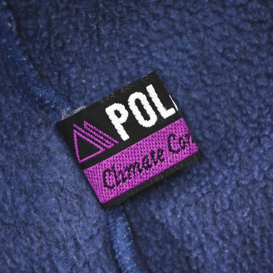 日本製 モンベル montbell ポーラテック POLARTEC ネックジップ プル