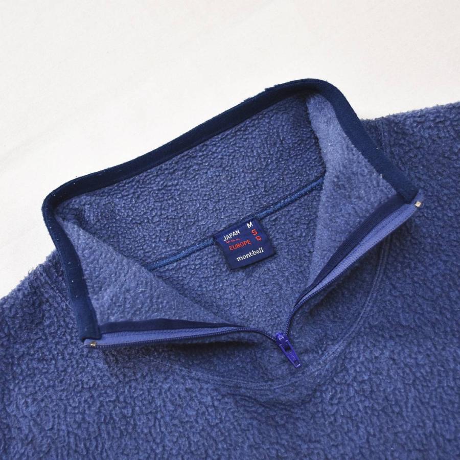 日本製 モンベル montbell ポーラテック POLARTEC ネックジップ プル