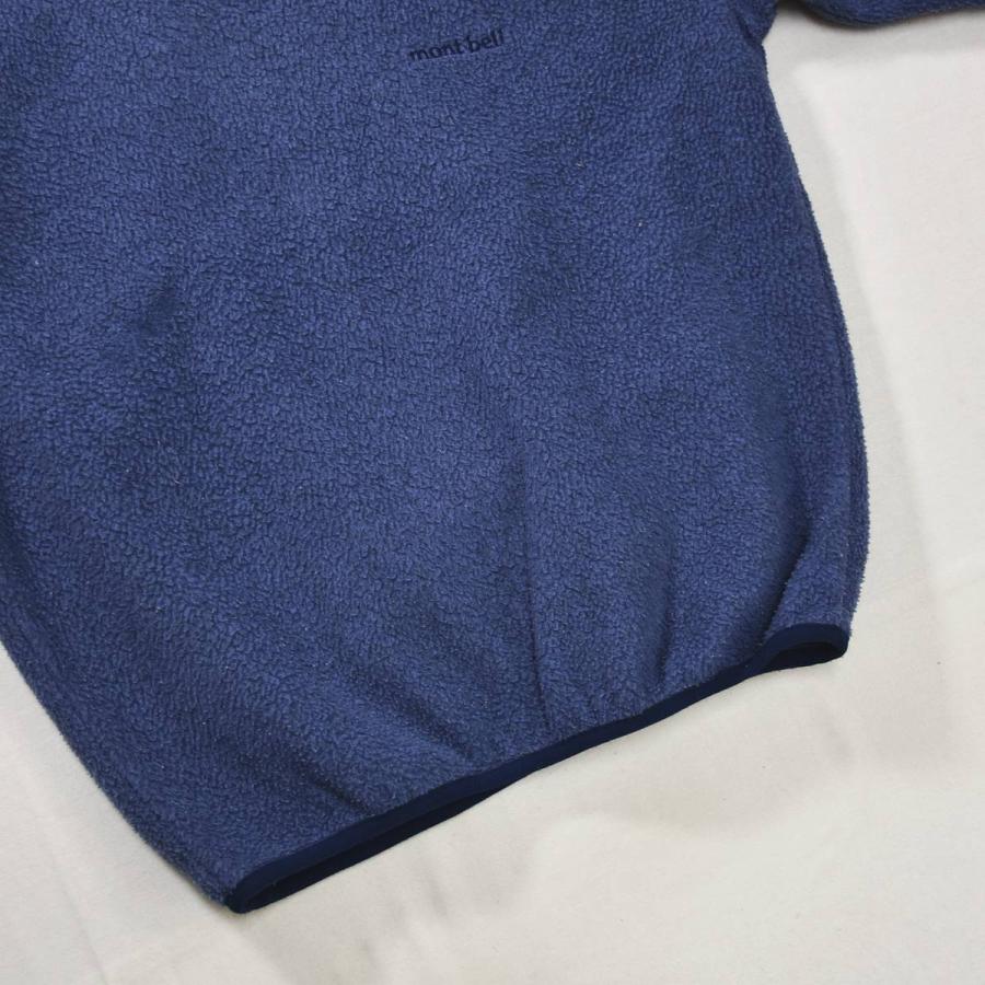 日本製 モンベル montbell ポーラテック POLARTEC ネックジップ プル