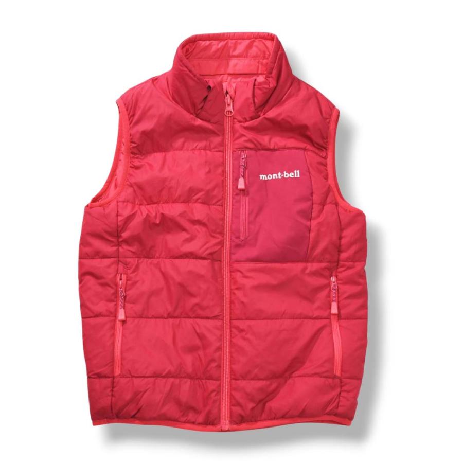 モンベル montbell 中綿 リバーシブル キルティング ベスト ジップ