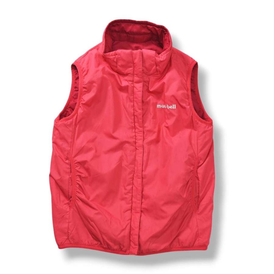 モンベル montbell 中綿 リバーシブル キルティング ベスト ジップ