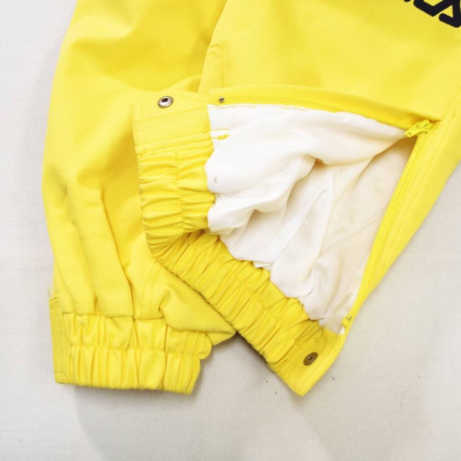 フィラ FILA スキー ウェア セットアップ 上下 ジャケット x パンツ L／M イエロー x ブルー ウィンター スポーツ ウェア スノボ スノーボード メンズの画像
