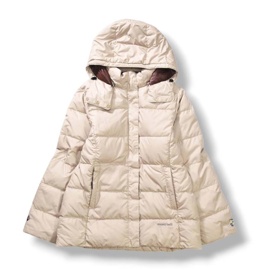 モンベル montbell トラベル ダウン パーカー キルティング ナイロン