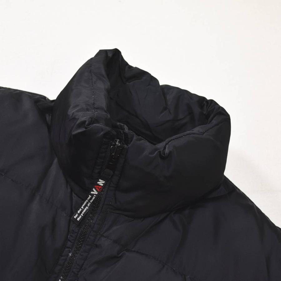 90s ヴィンテージ ヴァン ヂャケット VAN JACKET INC キルティング ダウン ジャケット ジップアップ ジャンパー ウィンドブレーカー M ブラック アメカジ メンズ_5