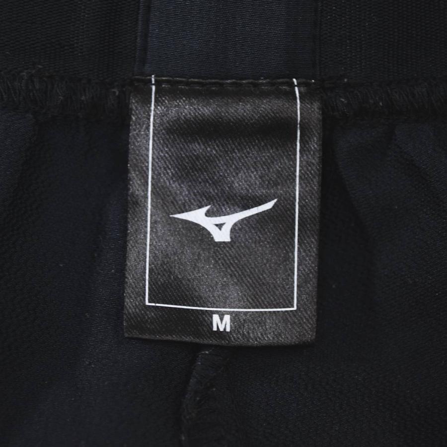 ミズノ MIZUNO 神奈川大学 陸上競技部 駅伝 ウィンド ウェア カレッジ ロゴ ランニング レーシング セットアップ 上下 ジャケット x パンツ M ブラック メンズの画像