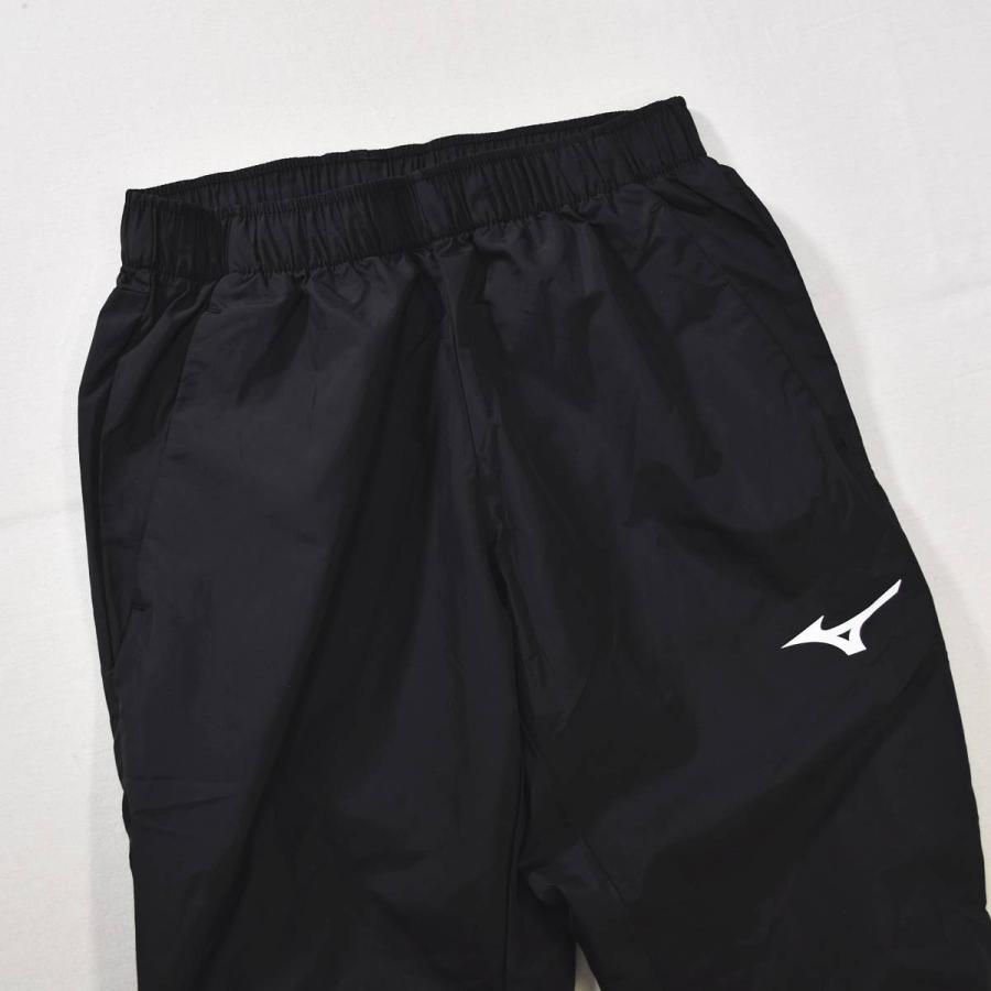 ミズノ MIZUNO 神奈川大学 陸上競技部 駅伝 ウィンド ウェア カレッジ ロゴ ランニング セットアップ 上下 ジャケット x パンツ M ブラック スポーツ メンズの画像