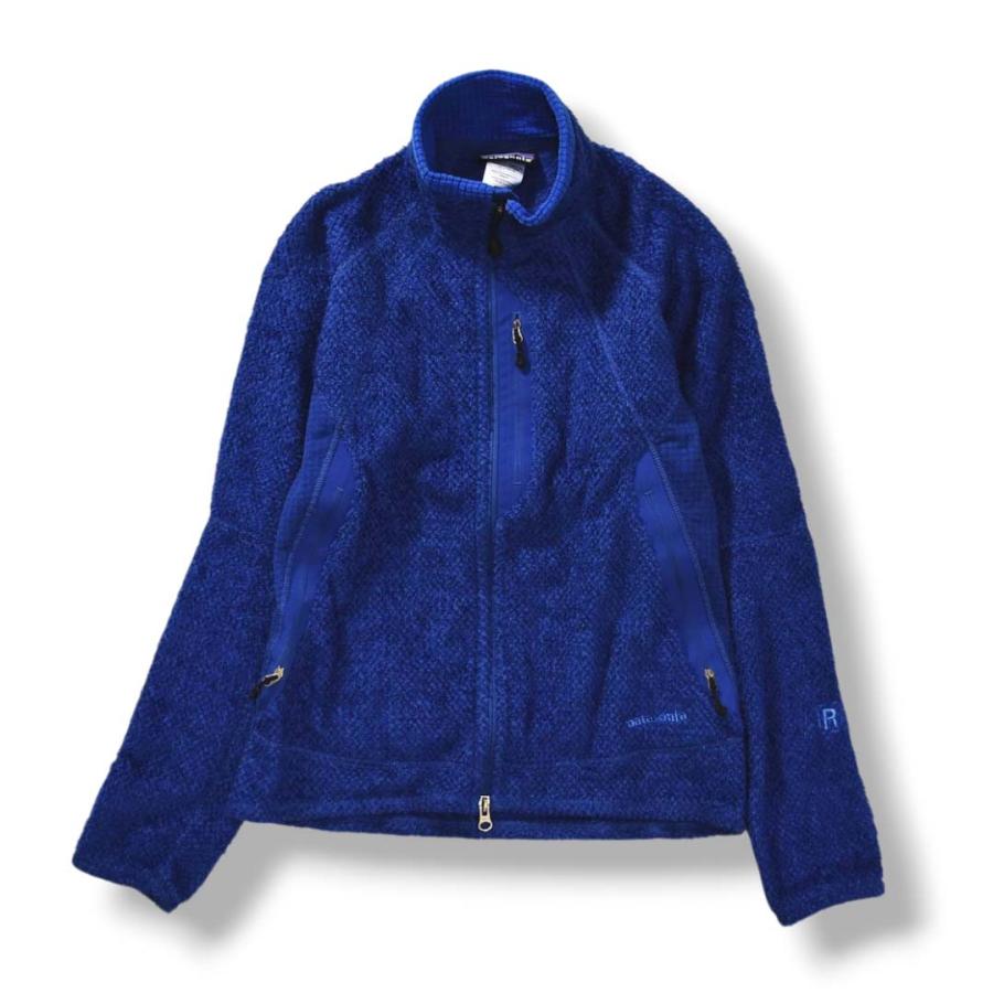パタゴニア patagonia R2 フルジップ フリース ジャケット ポーラテック POLARTEC ラグランスリーブ S 青 アウトドア タウンユース レジャー レディース ♪の画像