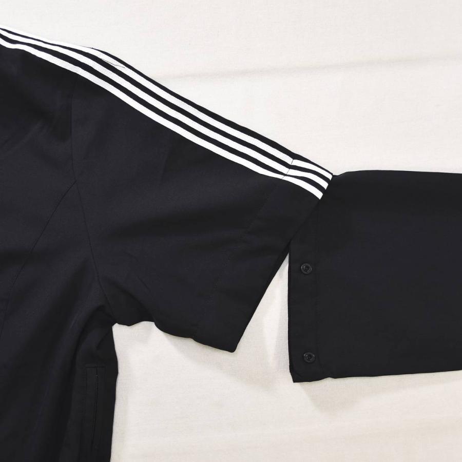 アディダス ゴルフ adidas golf 長袖 x 半袖 プルオーバー ジャケット ピステ スニードジャック ジャンパー M ブラック スポーツ ウェア レディース ♪_6