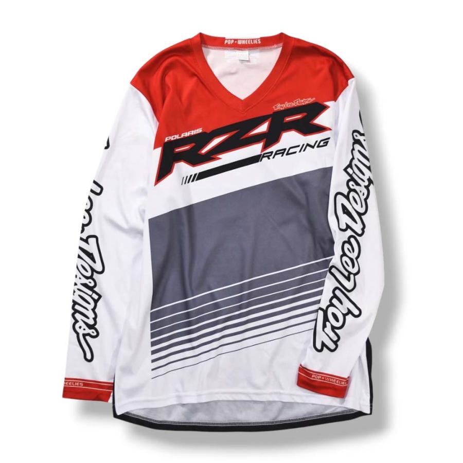 トロイリーデザインズ Troy Lee Designs ポラリス レーザー レーシング POLARIS RZR RACING 長袖 ジャージ シャツ XL マルチカラー モーター スポーツ メンズの画像