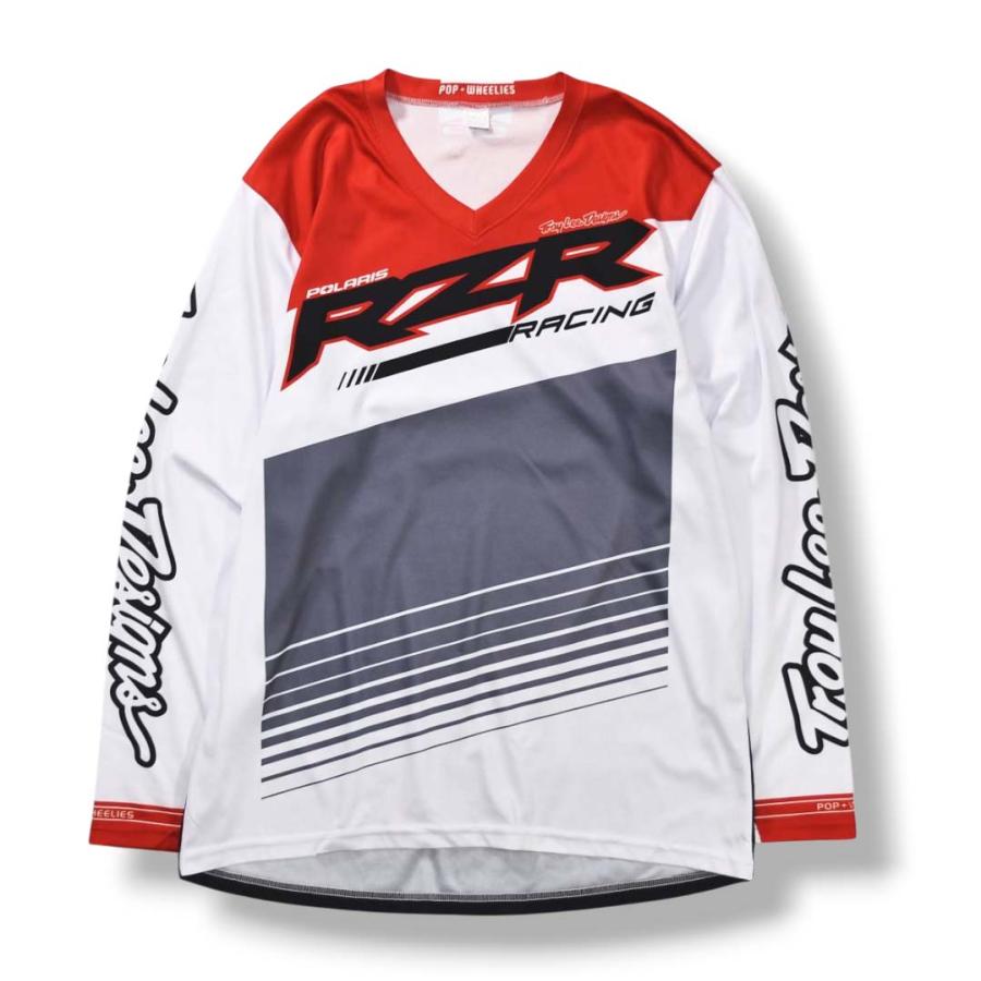 トロイリーデザインズ Troy Lee Designs ポラリス レーザー レーシング POLARIS RZR RACING 長袖 ジャージ シャツ XL マルチカラー モーター スポーツ メンズの画像