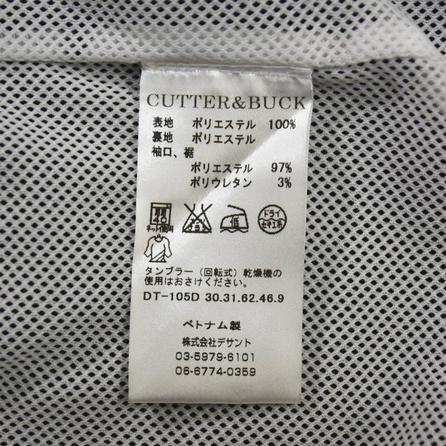 カッターアンドバック CUTTER＆BUCK 長袖 x 半袖 切替 ウィンド ジャケット ラグランスリーブ 裏地 メッシュ 刺繍 M ブラック メンズ_14